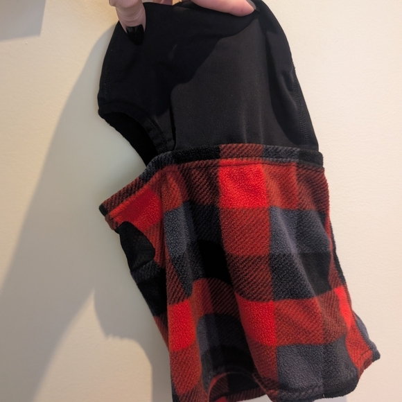 Red and Black Plaid Dog Sweater - Picture 1 of 7